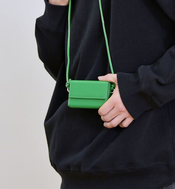 SHIPS any「SHIPS any: スクエア ミニ ネック ポーチ◇」|その他|グリーン