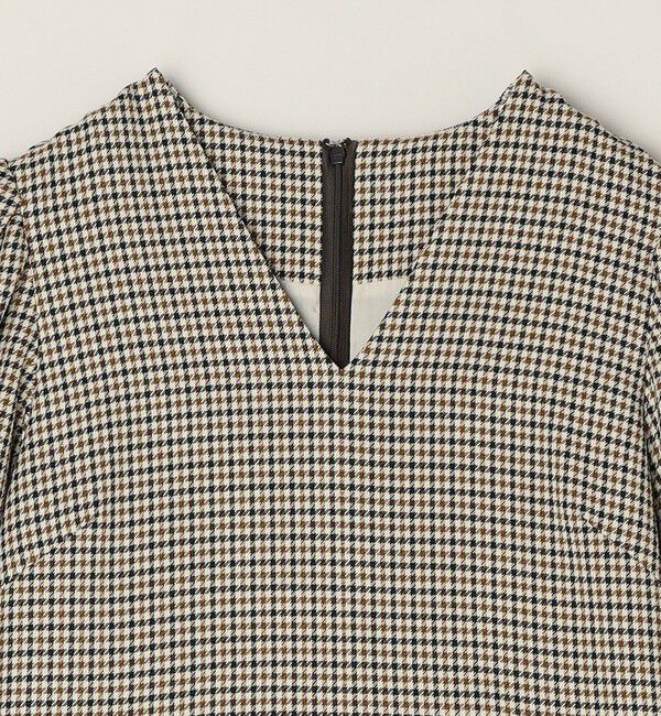 quaranciel「quaranciel:〈洗濯機可能〉チェック タック サロペット パンツ」|オールインワン|