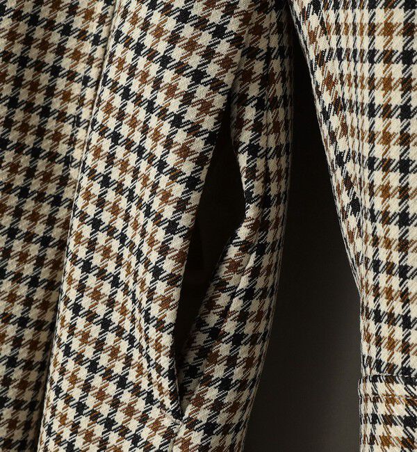 quaranciel「quaranciel:〈洗濯機可能〉チェック タック サロペット パンツ」|オールインワン|