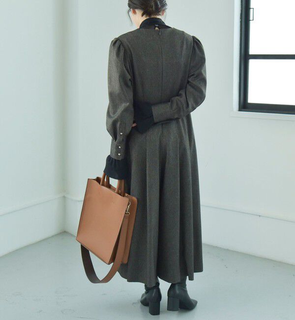 quaranciel「quaranciel:〈洗濯機可能〉チェック タック サロペット パンツ」|オールインワン|