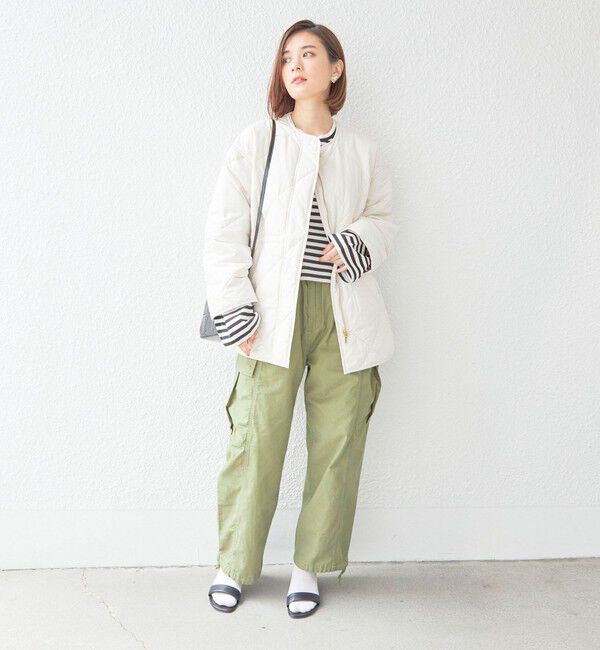 SHIPS for women「〈手洗い可能〉サイド ジップ キルティング コート ◇」|その他|