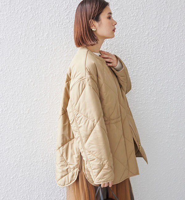 SHIPS for women「〈手洗い可能〉サイド ジップ キルティング コート ◇」|その他|