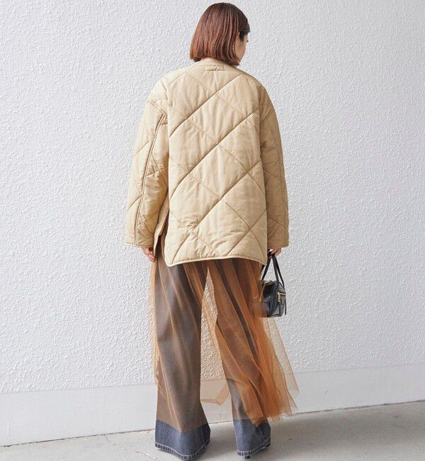 SHIPS for women「〈手洗い可能〉サイド ジップ キルティング コート ◇」|その他|