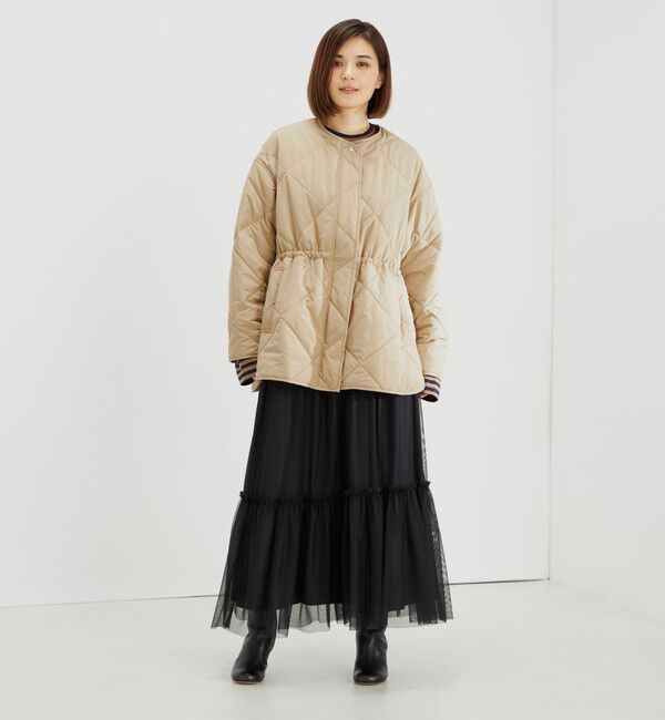 SHIPS for women「〈手洗い可能〉サイド ジップ キルティング コート ◇」|その他|