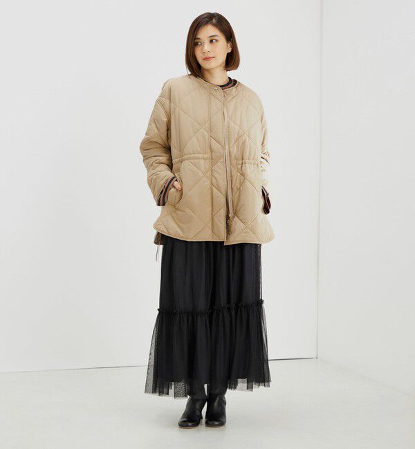 SHIPS for women「〈手洗い可能〉サイド ジップ キルティング コート ◇」|その他|