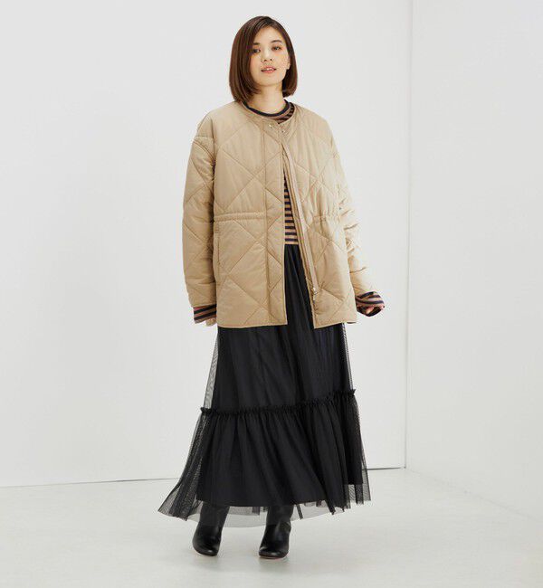 SHIPS for women「〈手洗い可能〉サイド ジップ キルティング コート ◇」|その他|