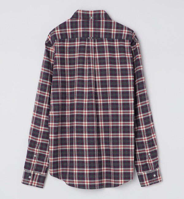 SHIPS Colors 「SHIPS Colors: ネルチェック ボダンダウン カラー ロングスリーブ ドレスシャツ」|シャツ・ブラウス|