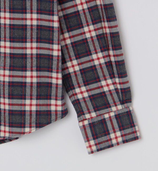 SHIPS Colors 「SHIPS Colors: ネルチェック ボダンダウン カラー ロングスリーブ ドレスシャツ」|シャツ・ブラウス|