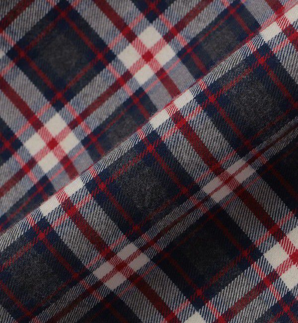 SHIPS Colors 「SHIPS Colors: ネルチェック ボダンダウン カラー ロングスリーブ ドレスシャツ」|シャツ・ブラウス|