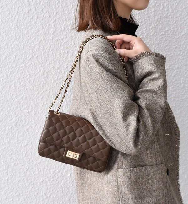 SHIPS Colors 「《一部追加予約》SHIPS Colors:キルティング チェーン バッグ◆」|ショルダー・メッセンジャー|