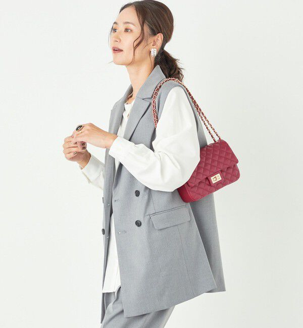 SHIPS Colors 「《一部追加予約》SHIPS Colors:キルティング チェーン バッグ◆」|ショルダー・メッセンジャー|