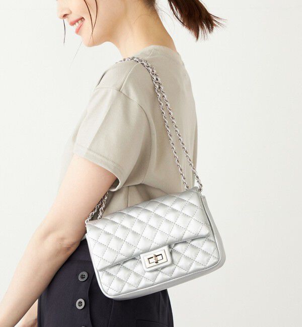 SHIPS Colors 「《一部追加予約》SHIPS Colors:キルティング チェーン バッグ◆」|ショルダー・メッセンジャー|