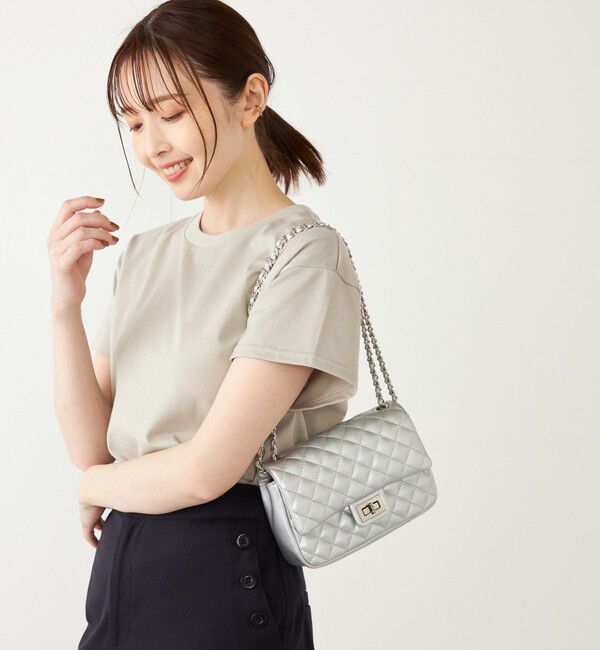 SHIPS Colors 「《一部追加予約》SHIPS Colors:キルティング チェーン バッグ◆」|ショルダー・メッセンジャー|