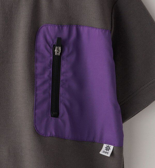 SHIPS Colors 「SHIPS Colors:コンビネーション ポケット TEE (80~130cm)」|Tシャツ・カットソー|