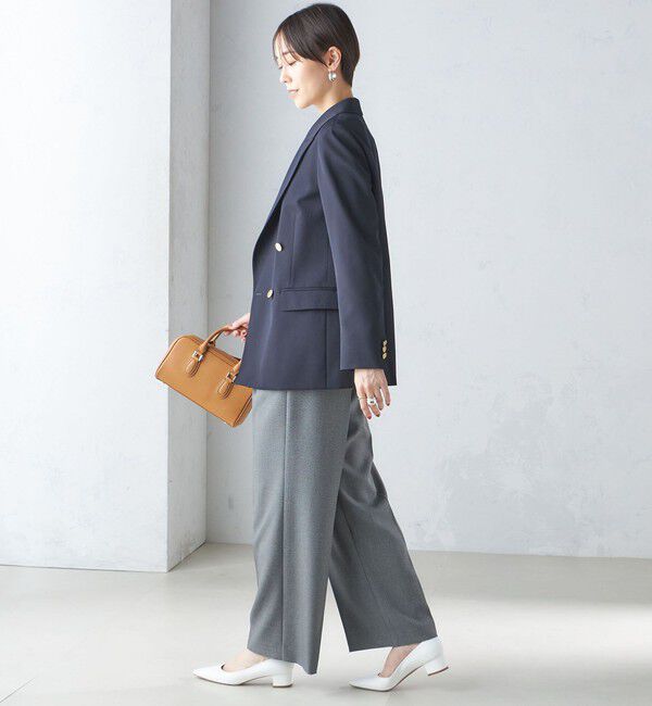 SHIPS for women「ウール ギャバ ダブル ブレザー」|テーラードジャケット|