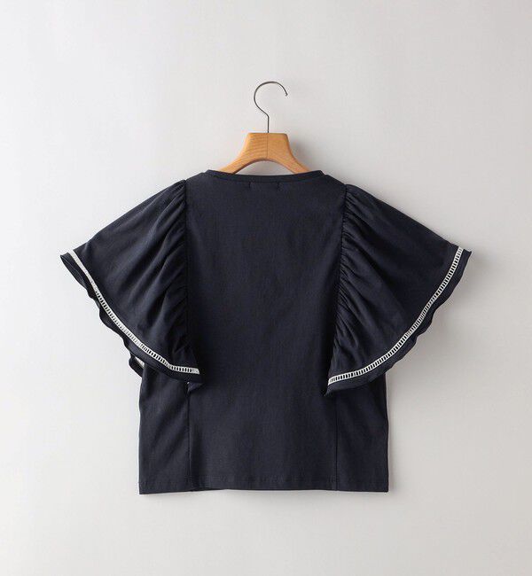 SHIPS KIDS「SHIPS KIDS:140～150cm / はしご レース 半袖 TEE」|Tシャツ・カットソー|