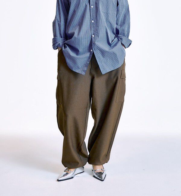 SHIPS「City Ambient Products: ワイド ユーティリティ カーゴパンツ」|カーゴ|