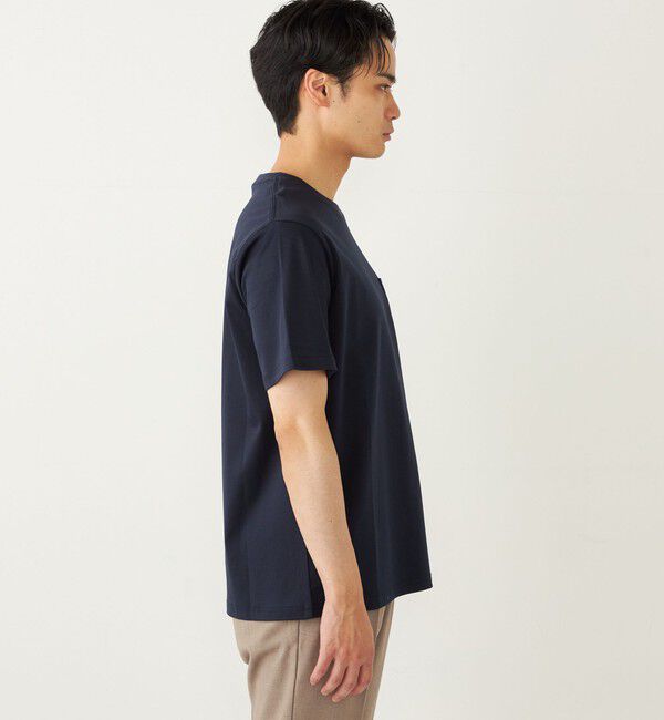 SHIPS Colors 「SHIPS Colors:シルケット コットン クルーネック ポケット Tシャツ 2◇」|Tシャツ・カットソー|