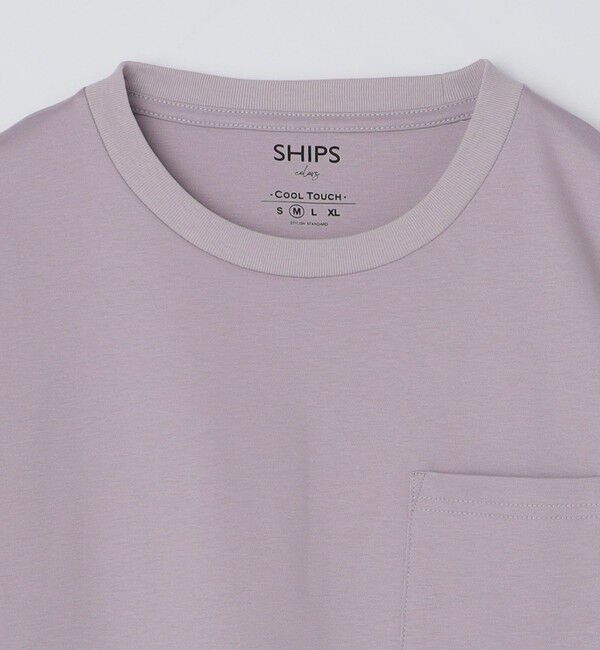 SHIPS Colors 「SHIPS Colors:シルケット コットン クルーネック ポケット Tシャツ 2◇」|Tシャツ・カットソー|
