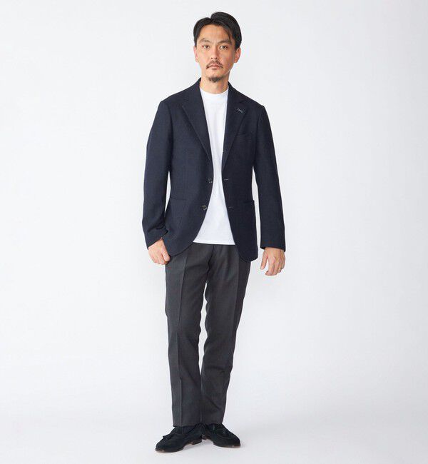 SHIPS「SHIPS: ALBINI モックネック ロングスリーブ Tシャツ」|Tシャツ・カットソー|