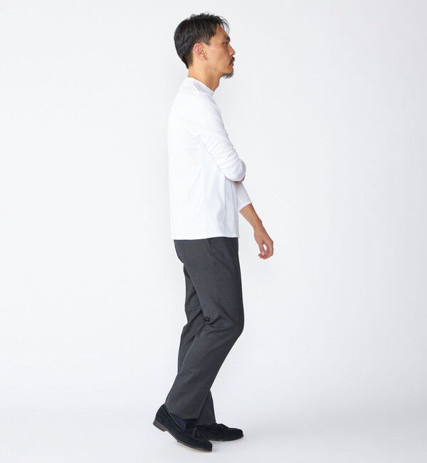 SHIPS「SHIPS: ALBINI モックネック ロングスリーブ Tシャツ」|Tシャツ・カットソー|