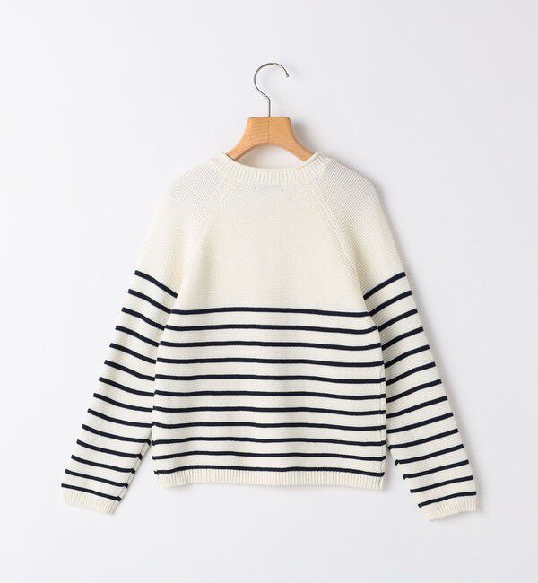 SHIPS KIDS「SHIPS KIDS:100～125cm /〈洗濯機可能〉ボーダー カーディガン」|カーディガン|