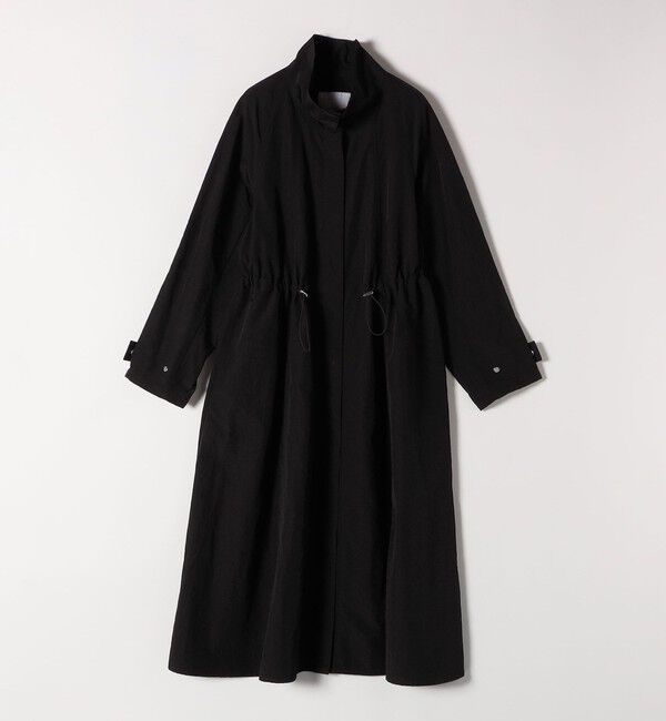 quaranciel「quaranciel:〈洗濯機可能〉ライト スタンドカラー ナイロン ロング コート」|その他|