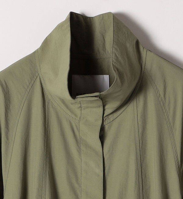 quaranciel「quaranciel:〈洗濯機可能〉ライト スタンドカラー ナイロン ロング コート」|その他|