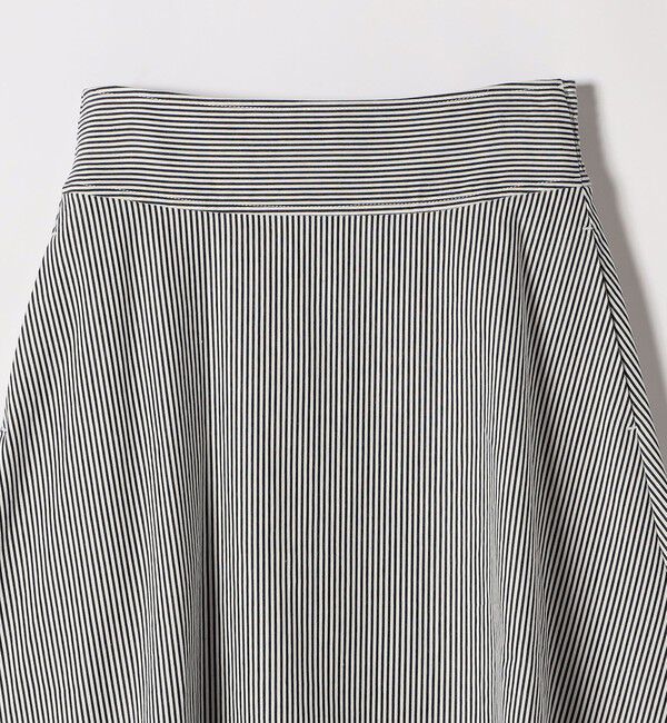 SHIPS any「SHIPS any:〈洗濯機可能〉コードレーン ストライプ クラシカル フレア スカート」|スカート|