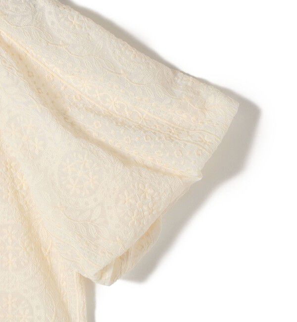 SHIPS for women「〈洗濯機可能〉レース バルーン 袖 ブラウス」|シャツ・ブラウス|