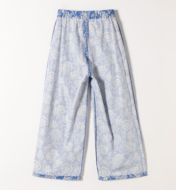 SHIPS any「SHIPS any:〈洗濯機可能〉Les Olivades ボタニカル プリント ベルト ラップ セミワイド パンツ」|その他|