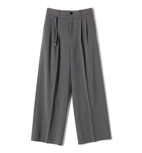 SHIPS for women「〈手洗い可能〉セミ ワイド イージー スラックス」|スラックス|