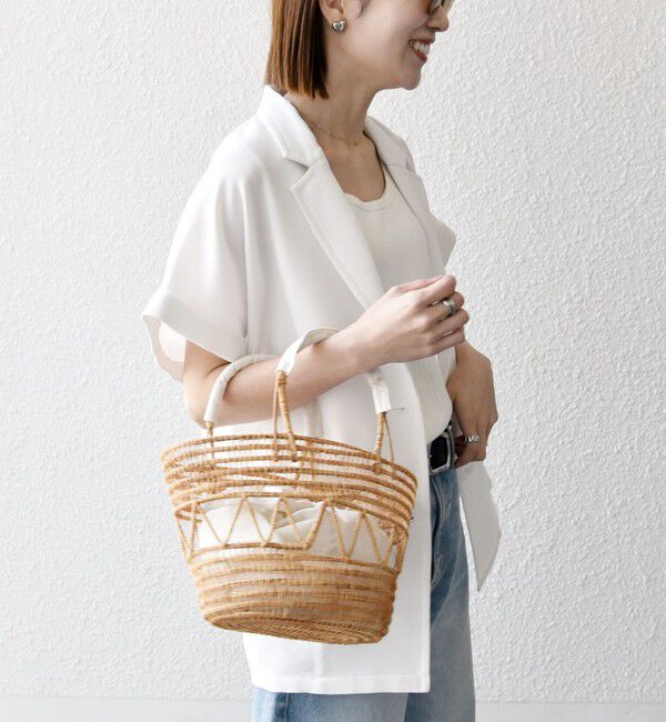 SHIPS any「SHIPS any:〈手洗い可能〉カラミ メッシュ ハーフスリーブ テーラード ジャケット」|テーラードジャケット|