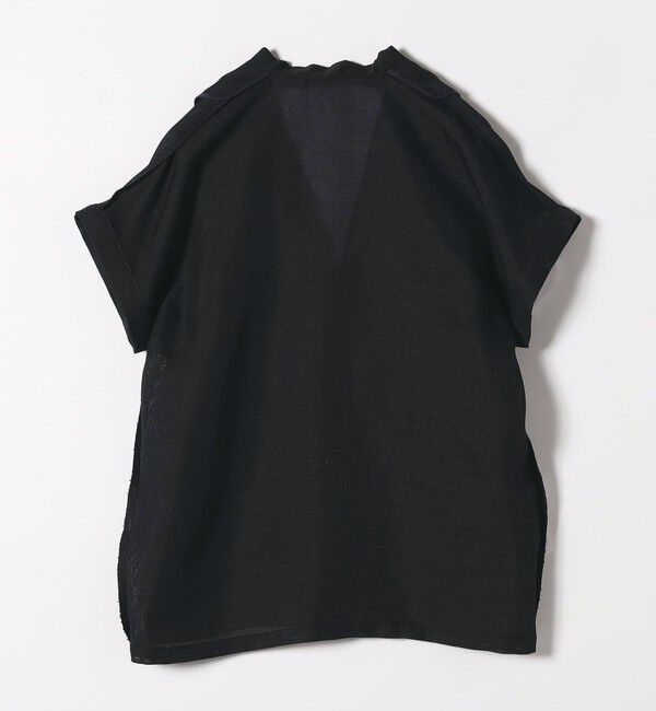 SHIPS any「SHIPS any:〈手洗い可能〉カラミ メッシュ ハーフスリーブ テーラード ジャケット」|テーラードジャケット|