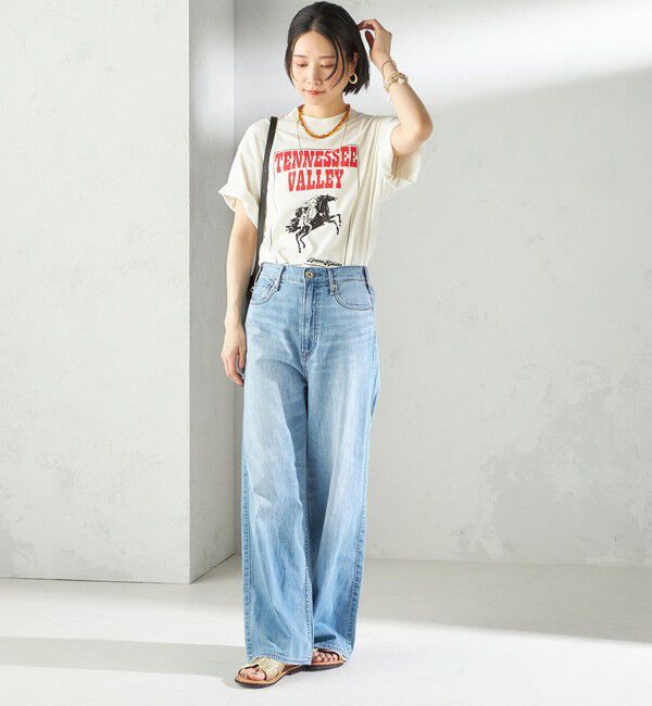 SHIPS for women「【SHIPS別注】TENNESSEE:イージー ショート スリーブ TEE」|Tシャツ・カットソー|