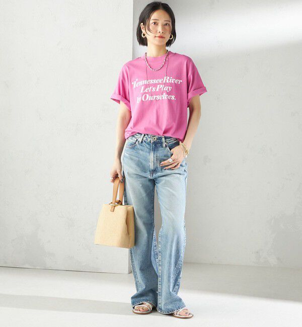 SHIPS for women「【SHIPS別注】TENNESSEE:イージー ショート スリーブ TEE」|Tシャツ・カットソー|