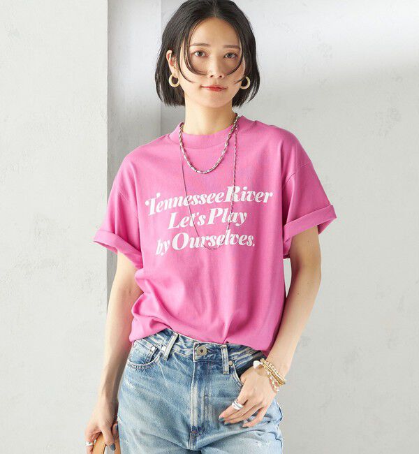 SHIPS for women「【SHIPS別注】TENNESSEE:イージー ショート スリーブ TEE」|Tシャツ・カットソー|