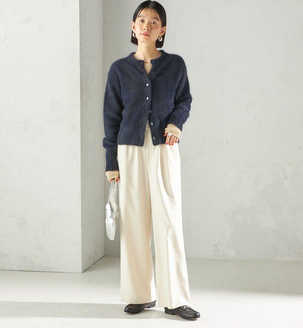 SHIPS for women「〈手洗い可能〉スラブ ツイル イージー スラックス パンツ」|スラックス|