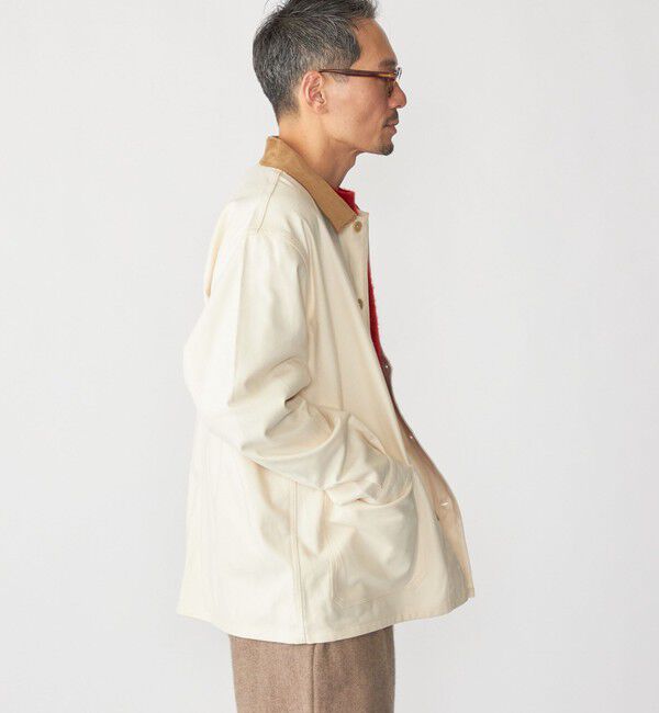 SHIPS「SHIPS:〈手洗い可能〉ライト ネル カバーオール シャツ」|シャツ・ブラウス|