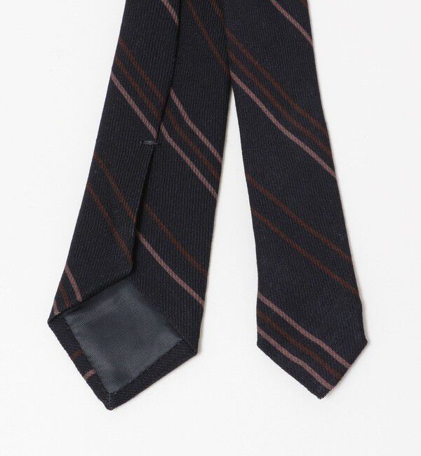 SHIPS「MARCEL LASSANCE: WOOL TRIPLE STRIPE NARROW TIE」|ネクタイ・蝶ネクタイ|