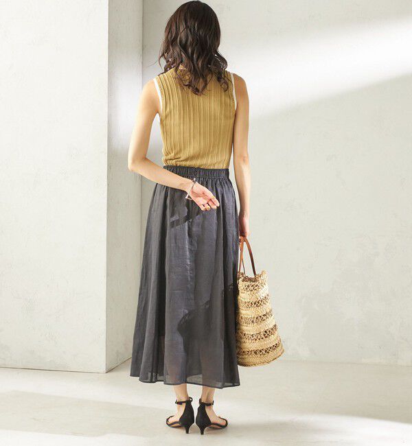 SHIPS for women「《予約》〈手洗い可能〉ラミー 4 ギャザー スカート」|スカート|