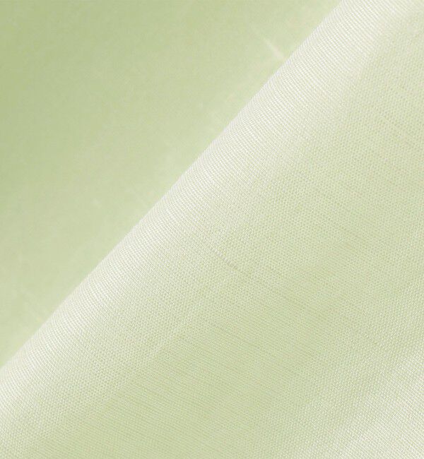 SHIPS for women「《予約》〈手洗い可能〉IMPERIAL LINEN 混 バンドカラー スキッパー シャツ」|シャツ・ブラウス|