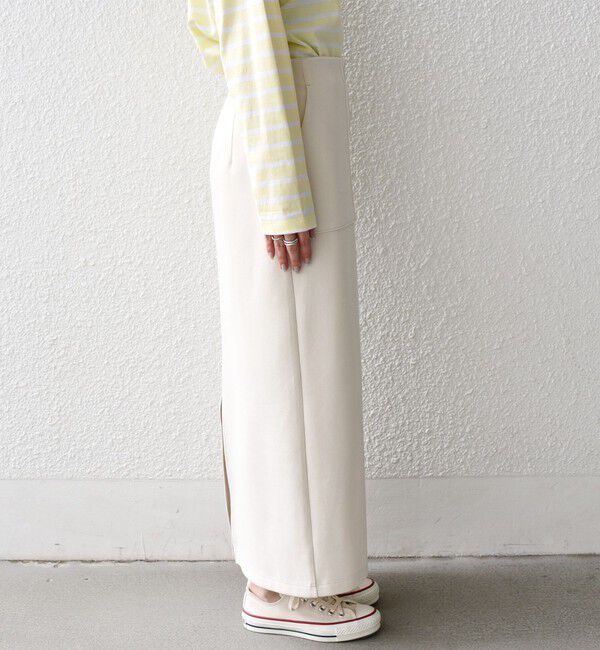 SHIPS Colors 「《予約》SHIPS Colors:〈手洗い可能〉リブ ダンボール タイト スカート◆」|タイト|