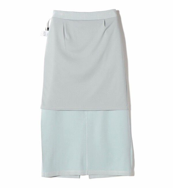 SHIPS Colors 「《予約》SHIPS Colors:〈手洗い可能〉リブ ダンボール タイト スカート◆」|タイト|