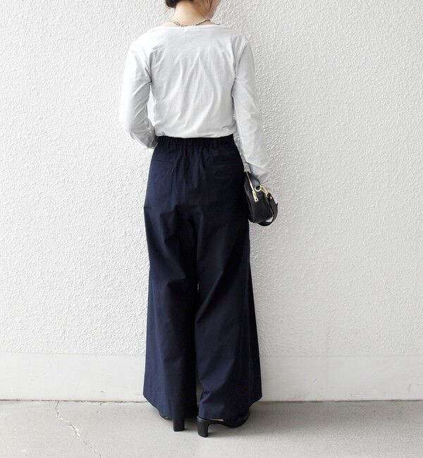 SHIPS any「《予約》SHIPS any:〈洗濯機可能〉タイプライター タック ワイド イージー パンツ」|その他|