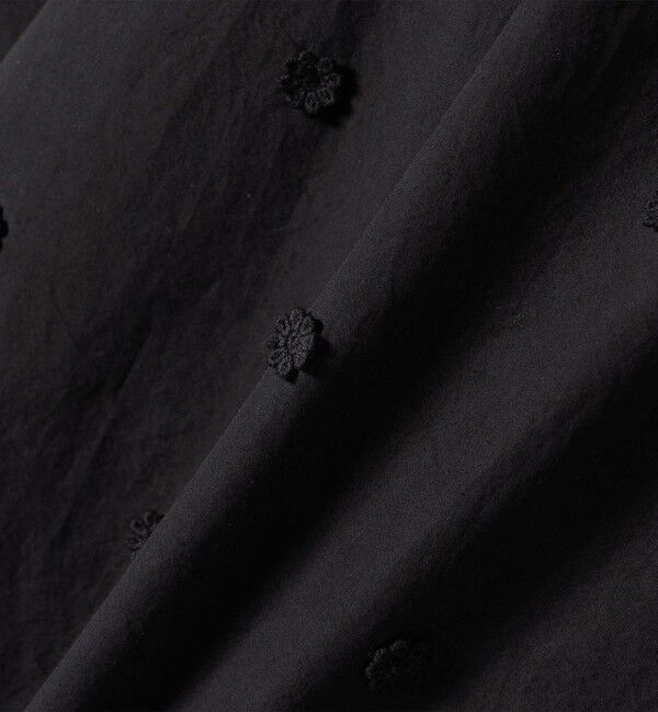 SHIPS any「《予約》SHIPS any:〈洗濯機可能〉フラワー モチーフ Aライン スキッパー シャツ ブラウス」|シャツ・ブラウス|