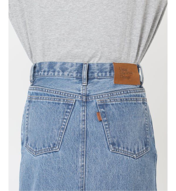 OUTDOOR PRODUCTS Usual Things「≪追加4 予約≫ULTデニムスリットリーンスカート」|スカート|