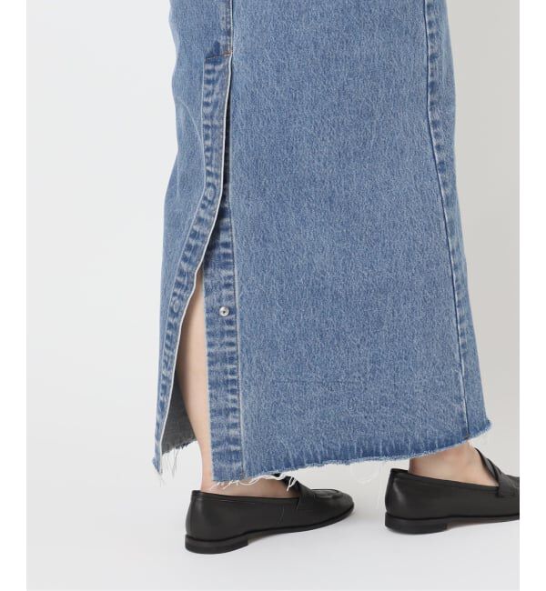 OUTDOOR PRODUCTS Usual Things「≪追加4 予約≫ULTデニムスリットリーンスカート」|スカート|