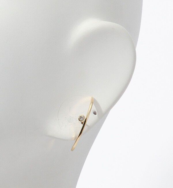 TOMORROWLAND GOODS「Hirotaka Bow Diamond ピアス」|ピアス|