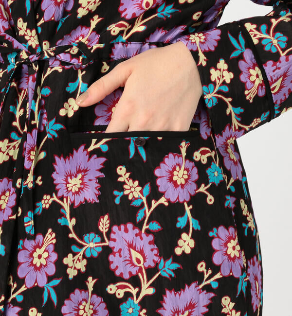 SOULEIADO「レーヨンプリント ショールカラージャケット」|その他|